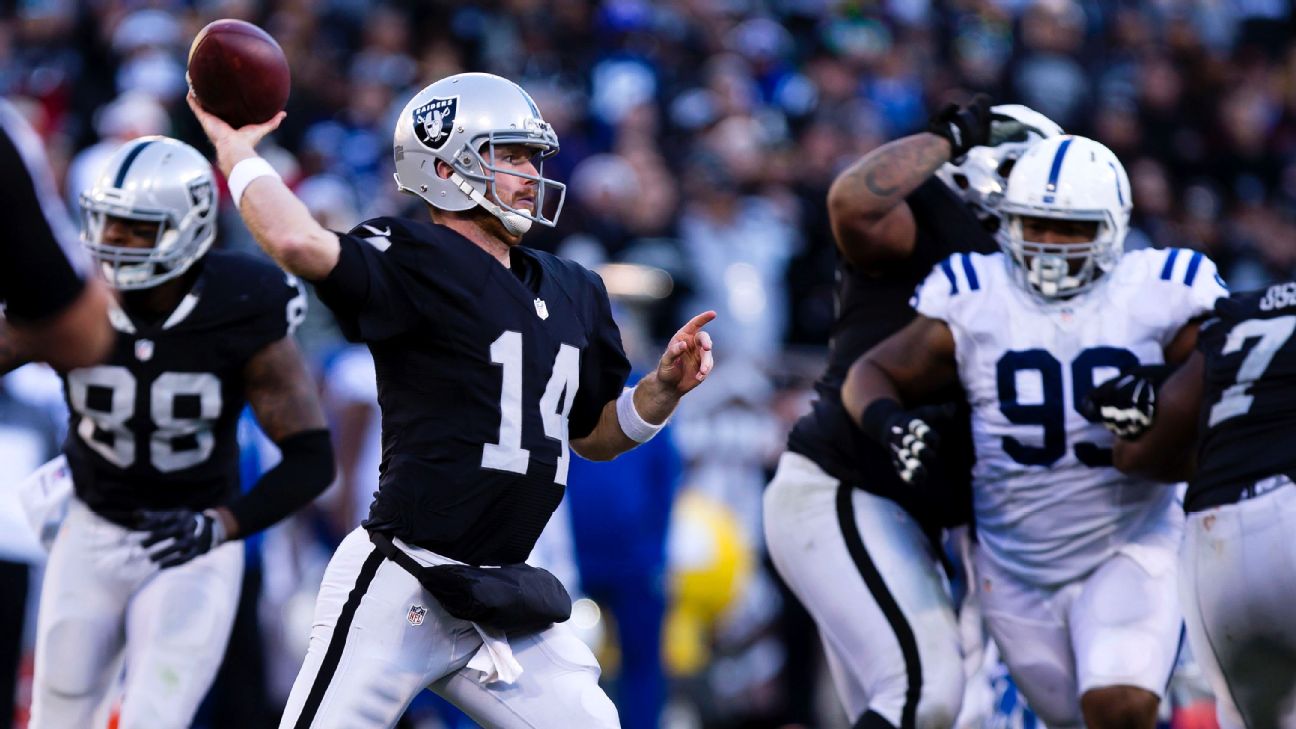 Raiders' Derek Carr poised for best season yet, ESPN analyst says