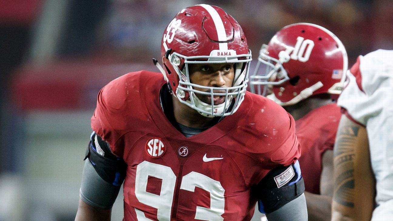 Former Alabama DL Jonathan Allen recognized as a Top 100 NFL player