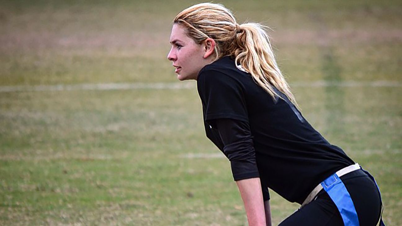 Michelle Roque aka FSU Flag Football Girl is back with a trick shot video