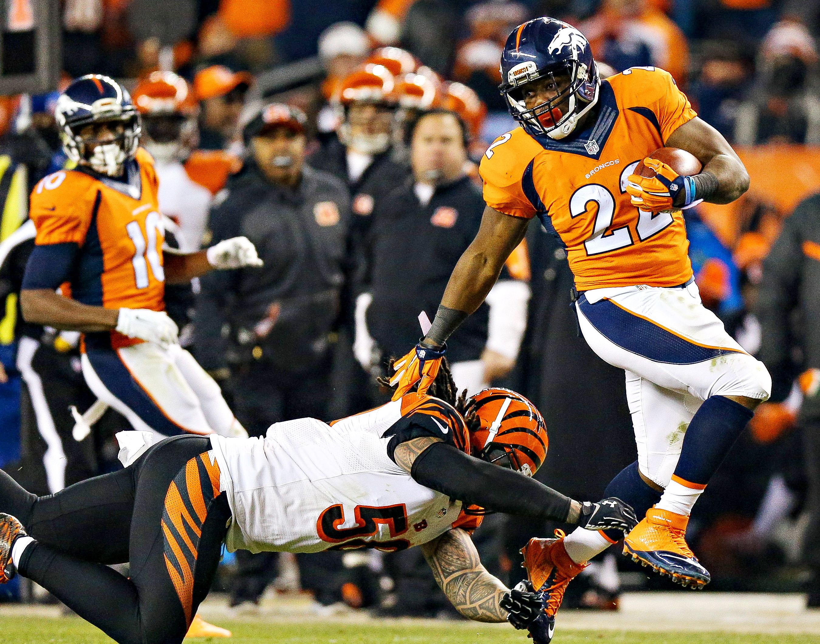 C.J. Anderson Touchdown Photos Bengals vs. Broncos ESPN