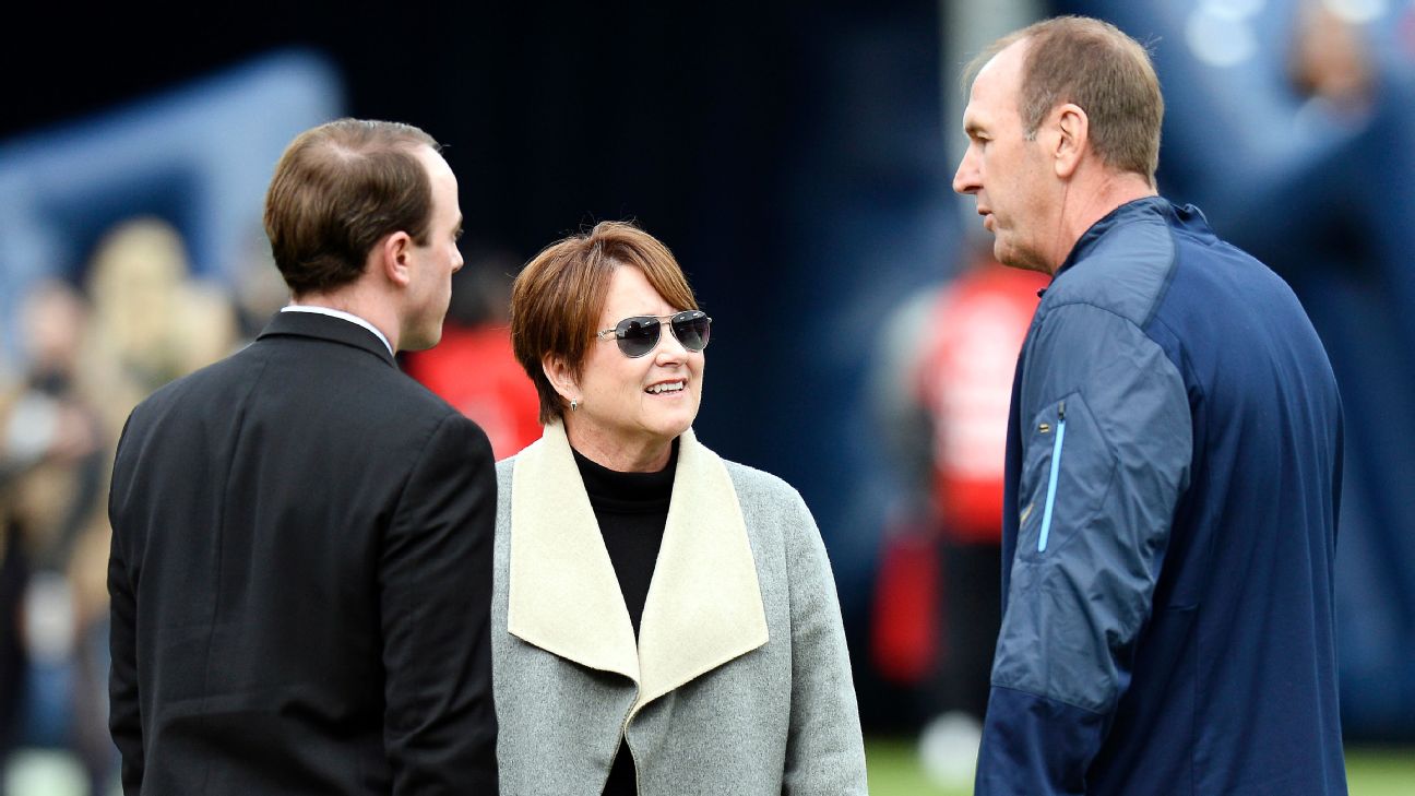 Titans Owner Amy Strunk Adams Says 'Hard No' to Texans Wearing