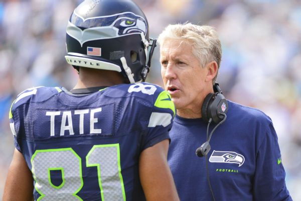 Seahawks' Pete Carroll claims mixup in Golden Tate negotiations