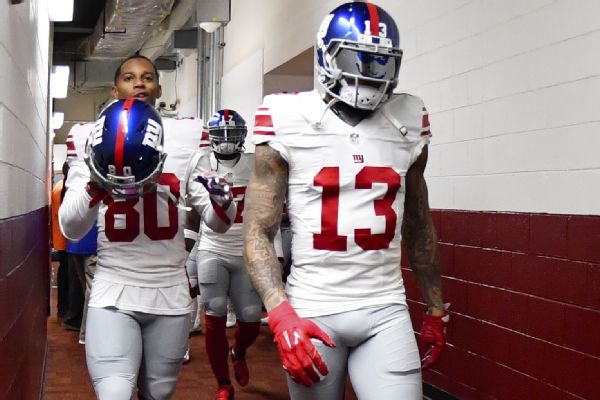 Giants' Odell Beckham Jr. sets 16-game NFL record for receiving yards -  ABC7 Chicago