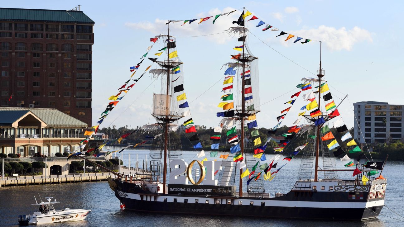 Pirate Ship at the Raymond James Football Stadium in Tampa