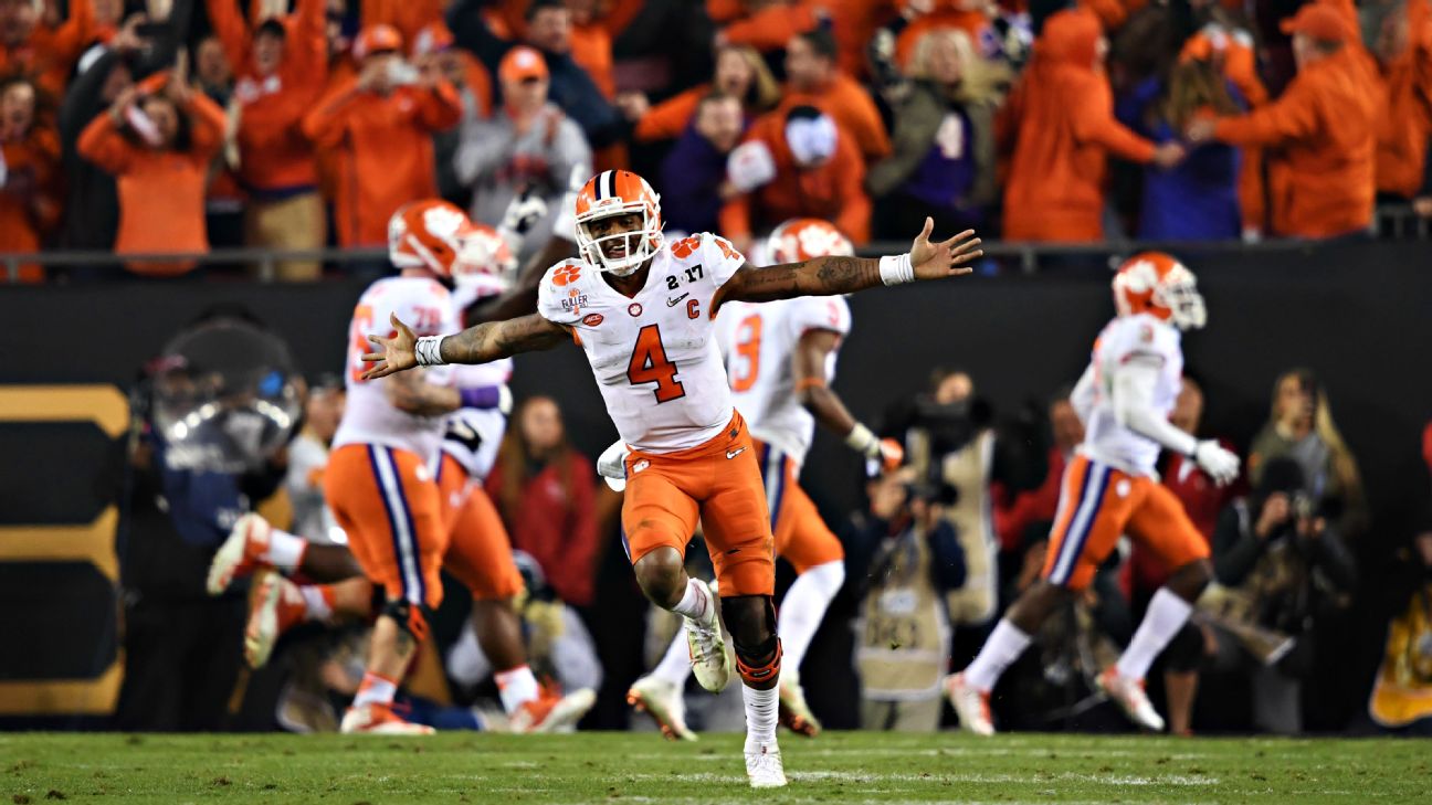 Watson hits Renfrow for game-winning TD in title game - ESPN Video