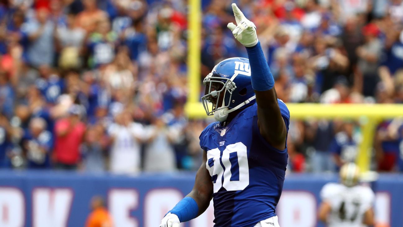 NY Giants defensive end Jason Pierre-Paul earning comparisons to