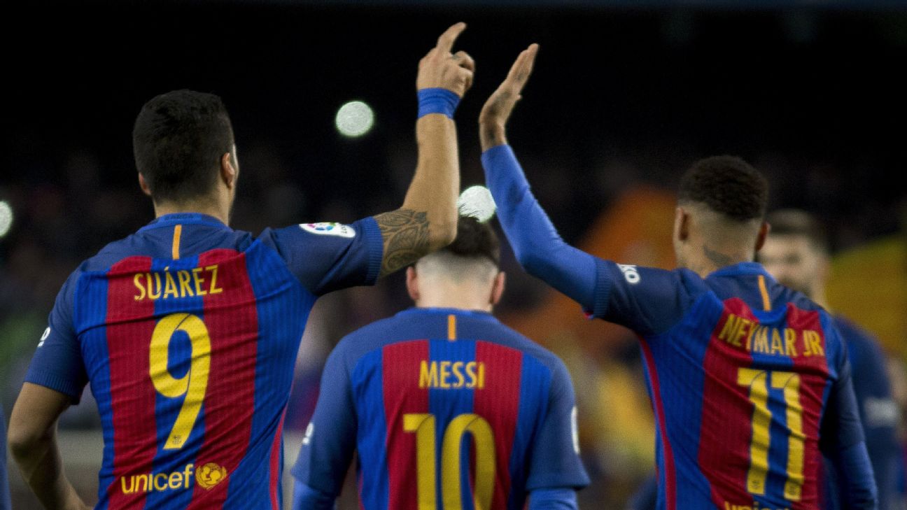 Doubting Lionel Messi Luis Suarez And Neymar Would Be Ridiculous Luis Enrique