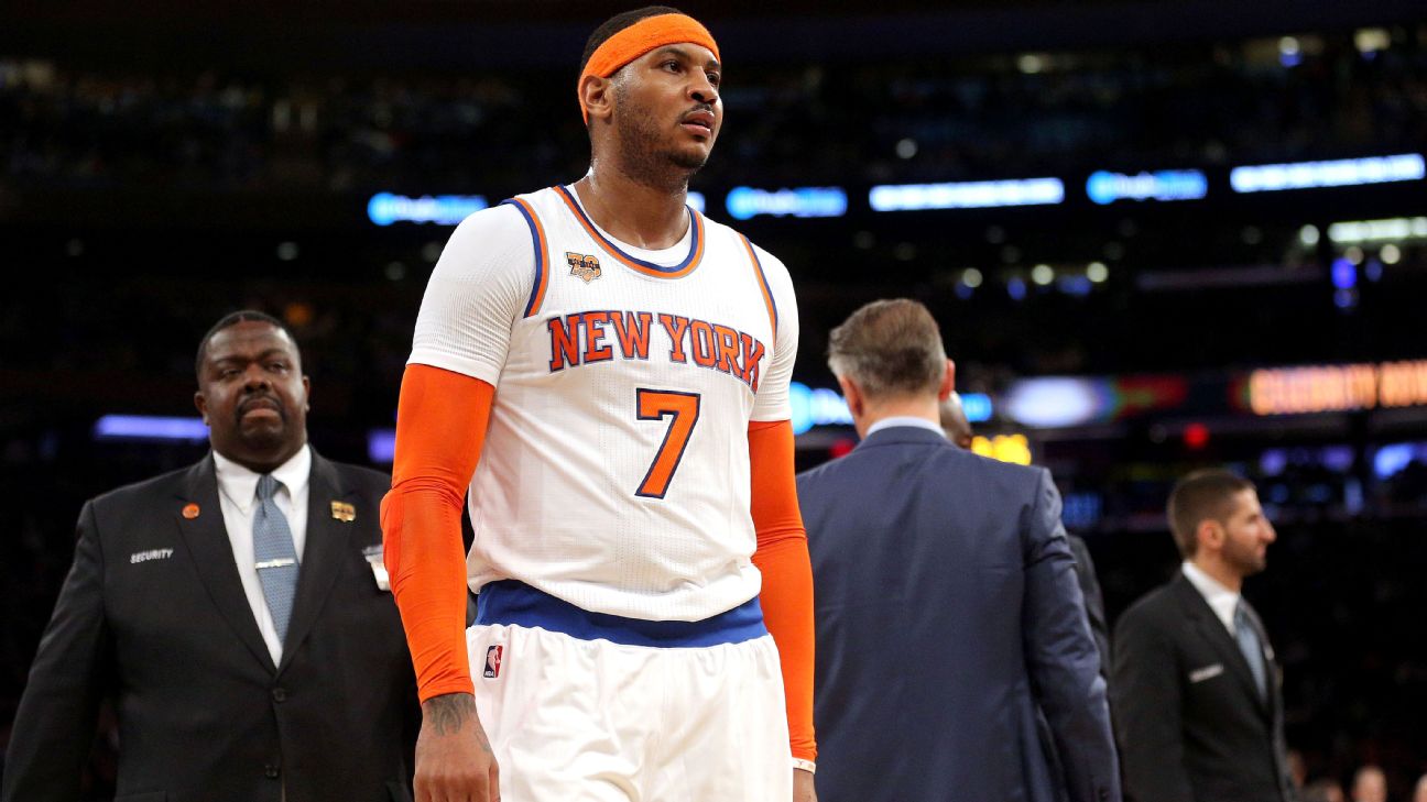 Carmelo Anthony hardly blamed for struggling team on Knicks home