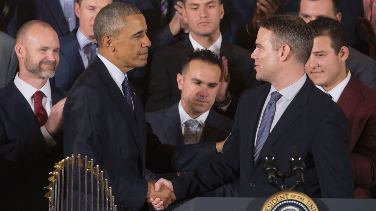 Pres. Obama hosts the Chicago Cubs at the White House