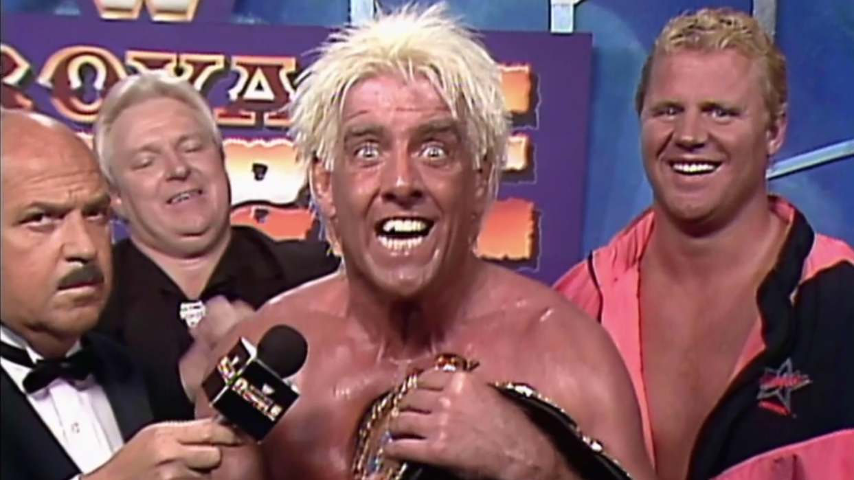 WWE Royal Rumble highlights -- Ric Flair wins the WWE championship in 1992