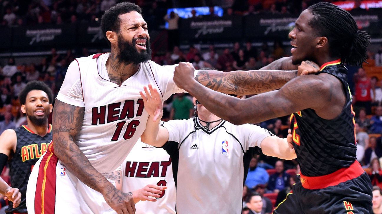 NBA fines Hawks' Taurean Prince, Miami Heat's James Johnson $25K each