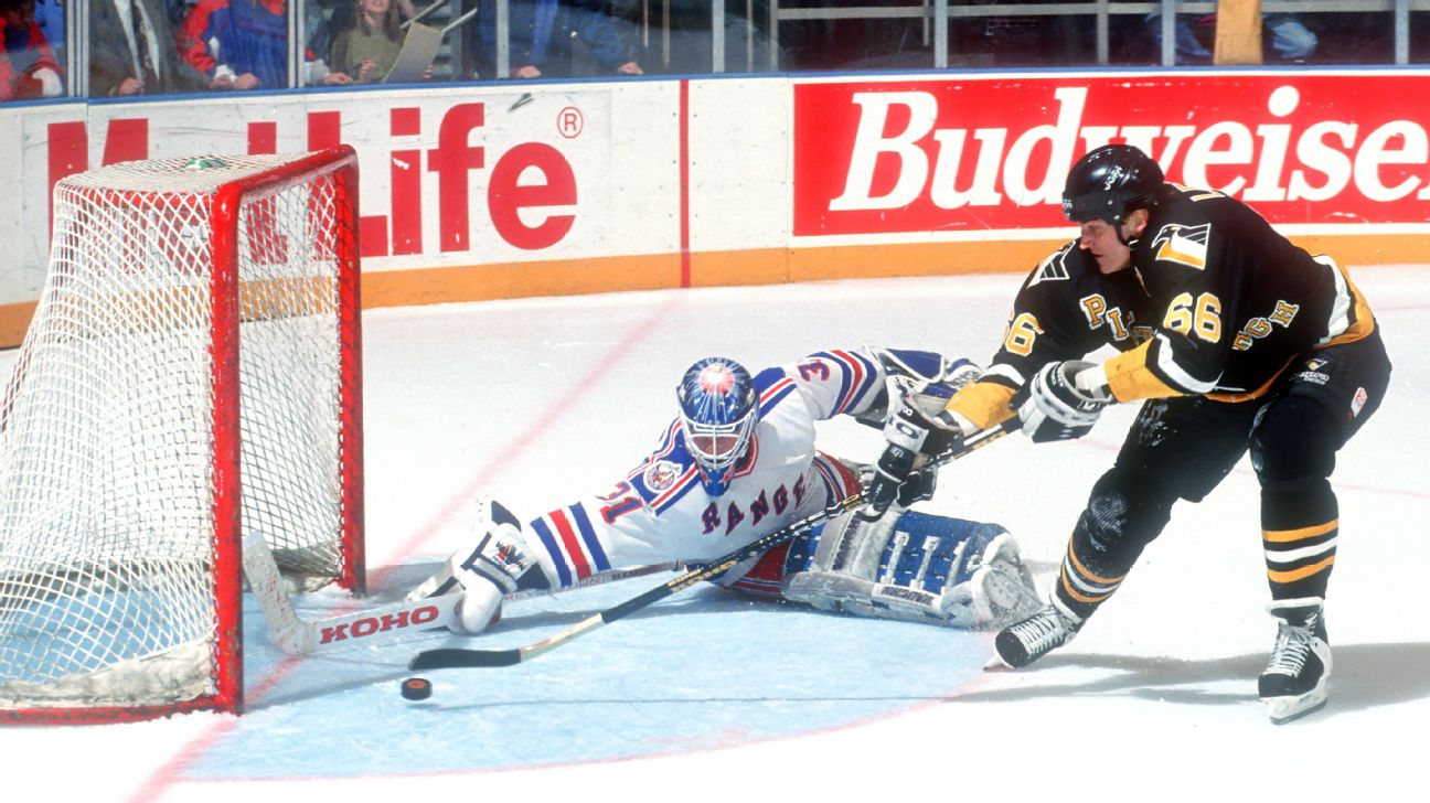 NHL Viewers Club - Mario Lemieuxs five-goal outburst at Madison Square Garden