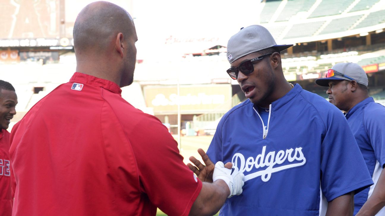 Dodgers outfielder Yasiel Puig is slimming down at the team's