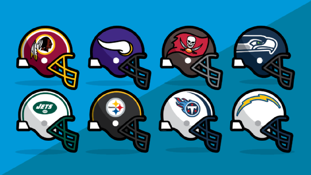NFL helmets 4