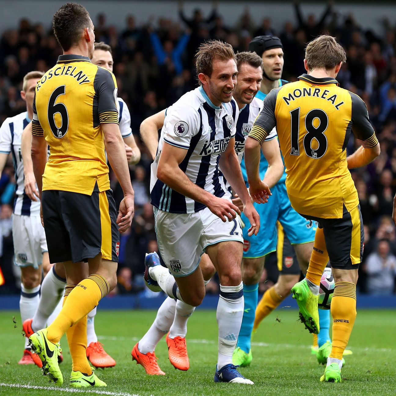 WEST BROM VS HULL CITY, 3-1