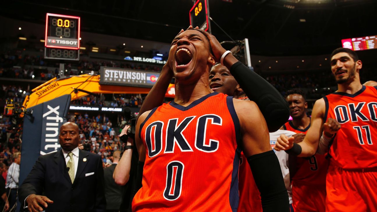 Russell Westbrook smashed a completely unnecessary dunk all over Clint  Capela 