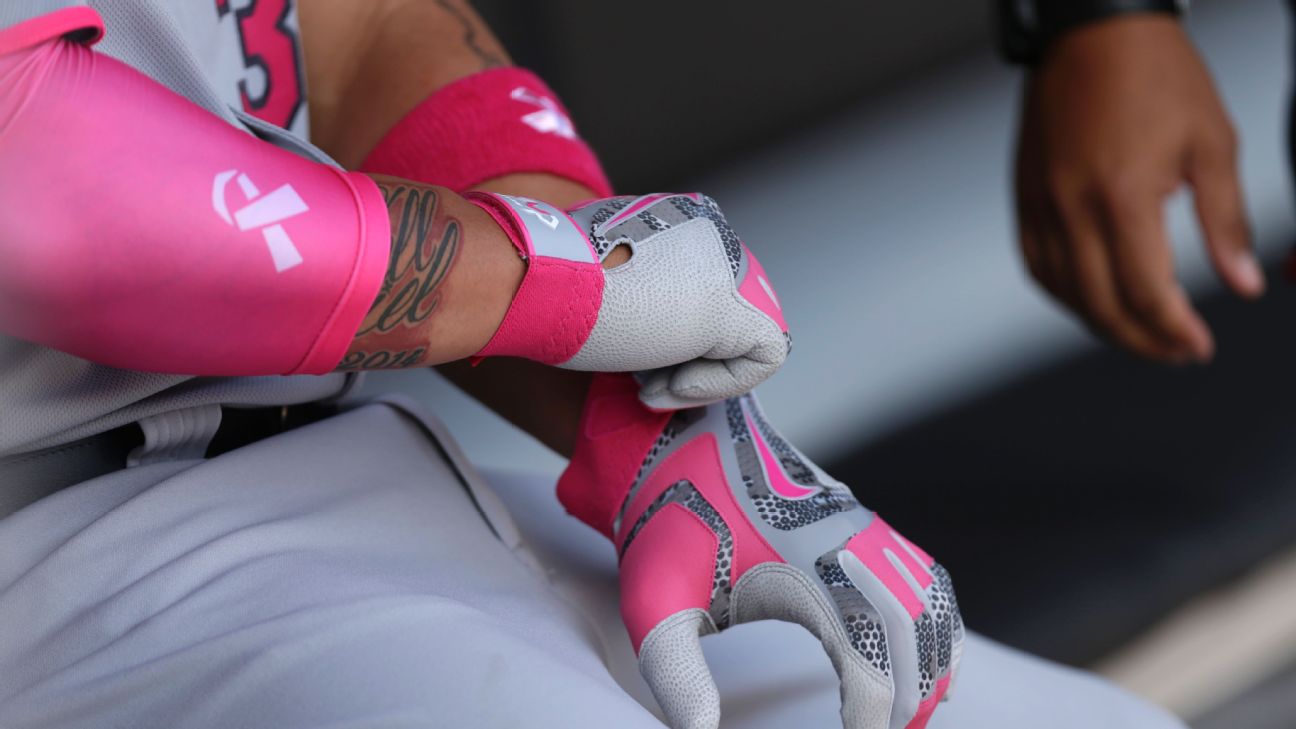 MLB on Twitter: This #MothersDay, wear pink – just like @MLB:   @MajesticOnField  / Twitter
