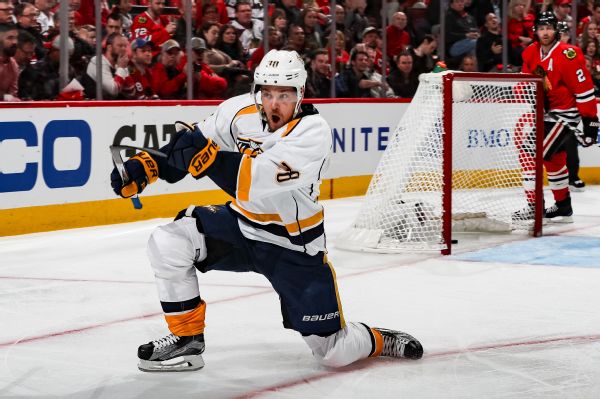 Preds trade Arvidsson to Kings for draft picks