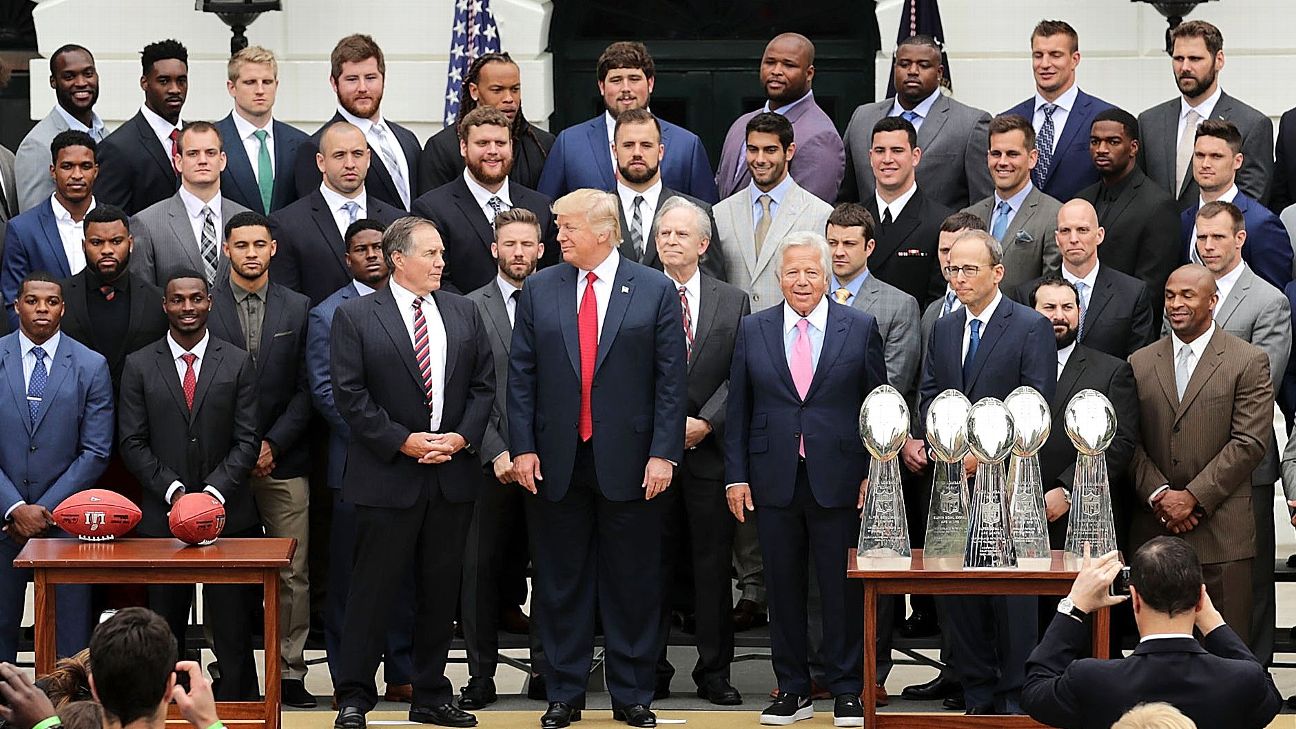 Patriots visit White House