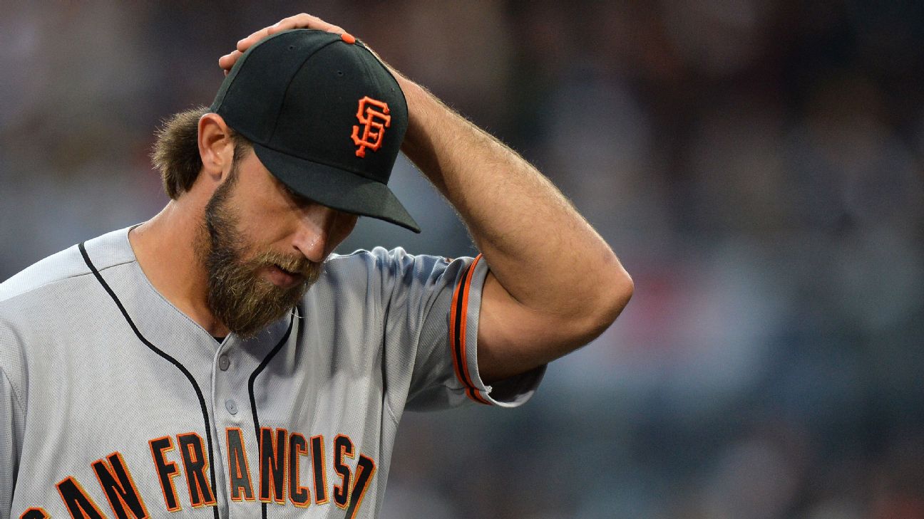 Giants pitcher Madison Bumgarner on disabled list after dirt bike