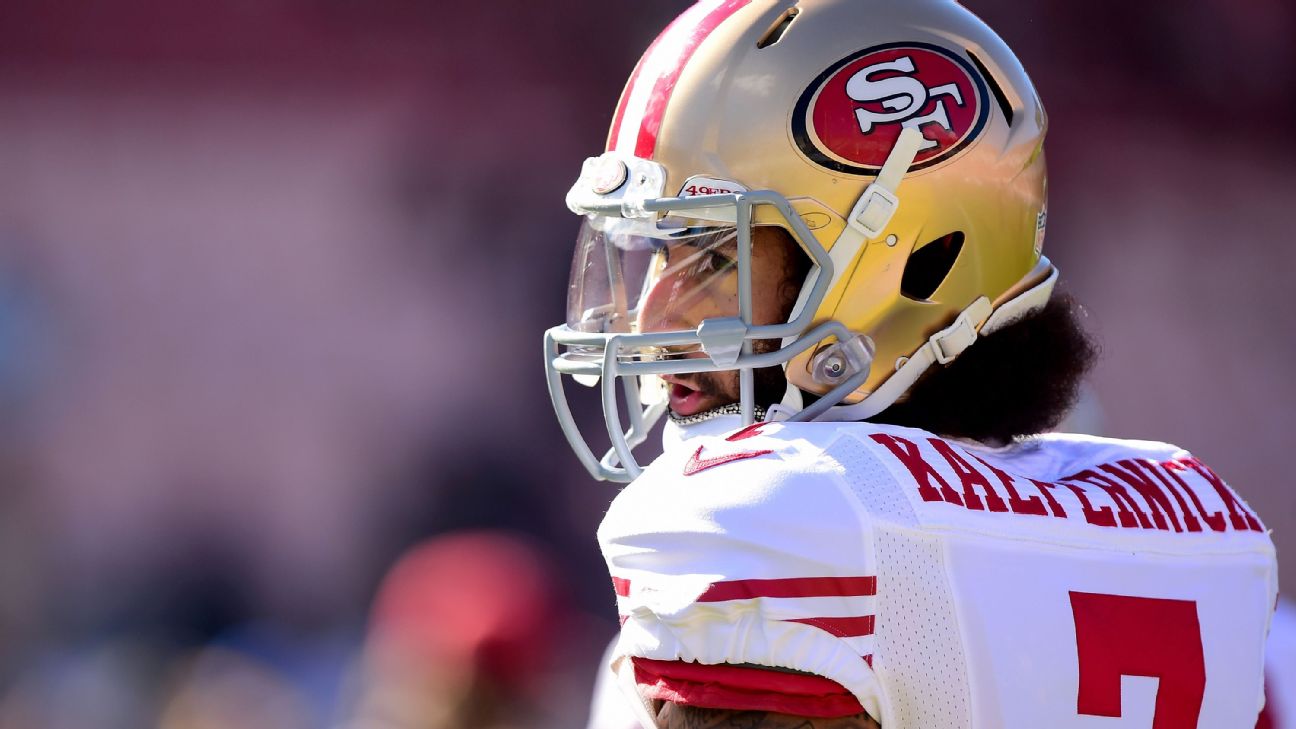 Colin Kaepernick jersey remains popular, outsells Cam Newton, Russell  Wilson