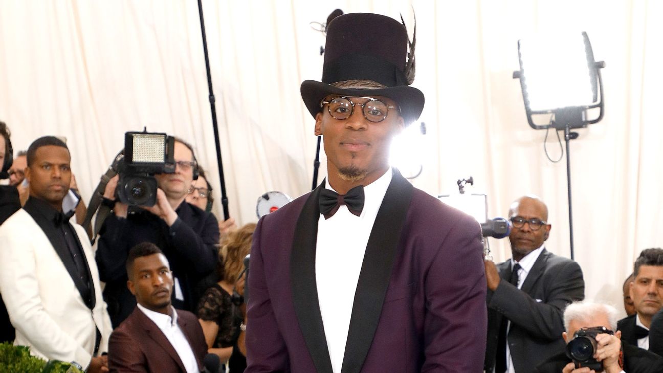 Cam Newton's Super Bowl 50 Style Evolution in Versace