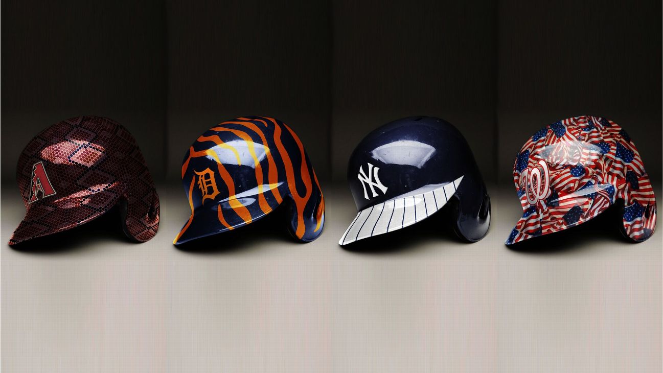 Adding some imagination to the standard MLB batting helmet - ESPN