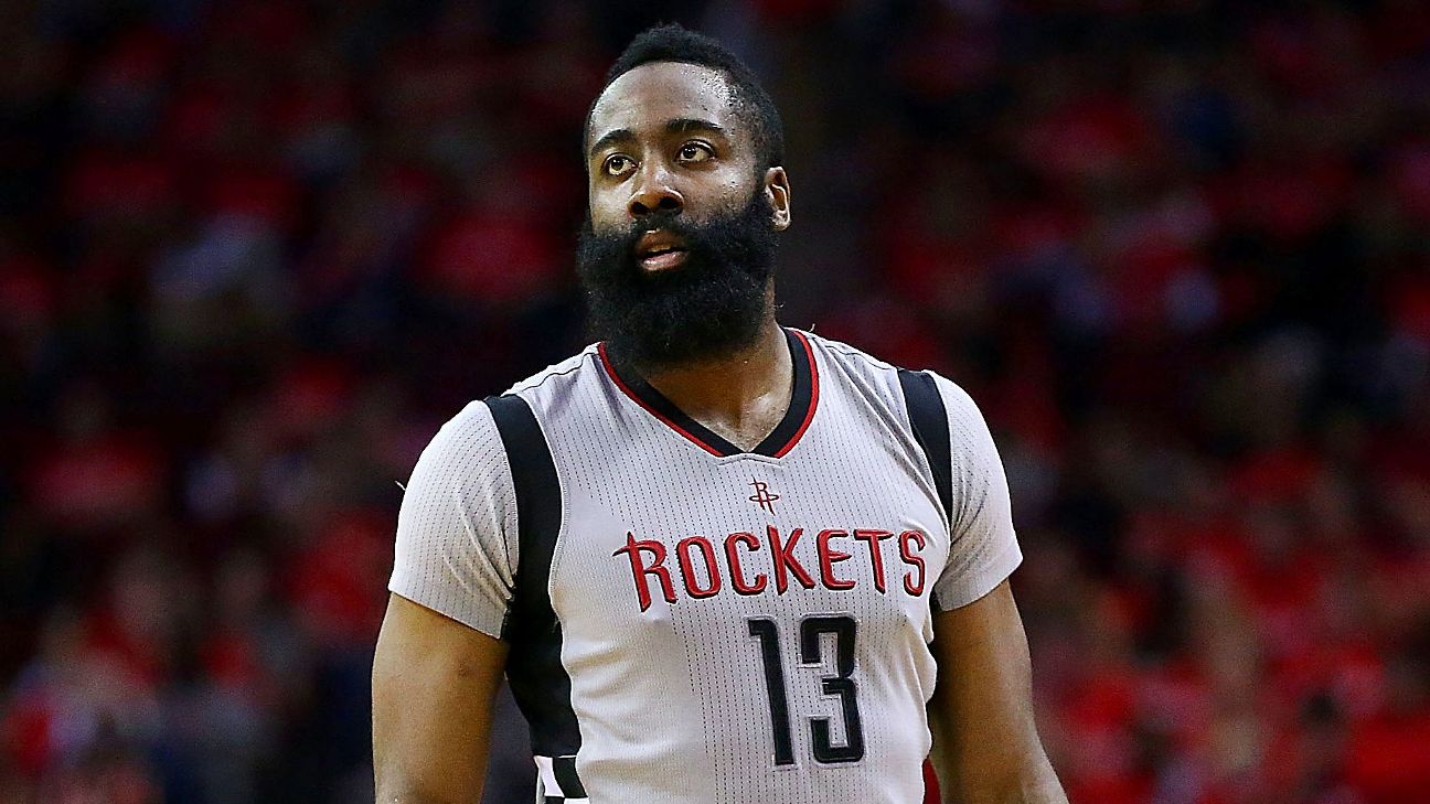 Rockets' James Harden, Clint Capela questionable Tuesday against Nuggets
