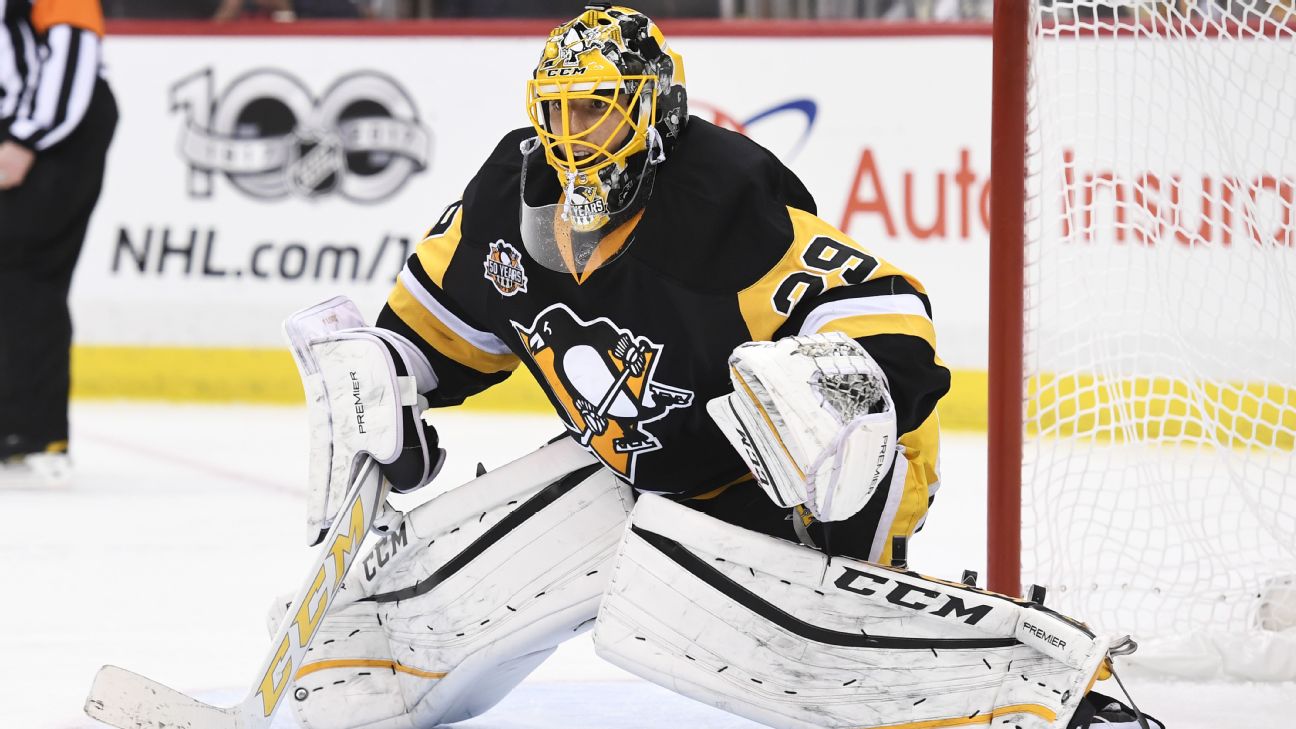 Marc-Andre Fleury's busy week leading up to his Wild debut