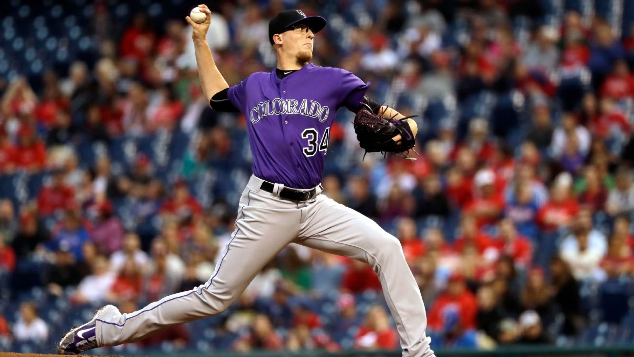 Pitcher Jon Gray hits 467-foot homer, pitches Rockies past Reds