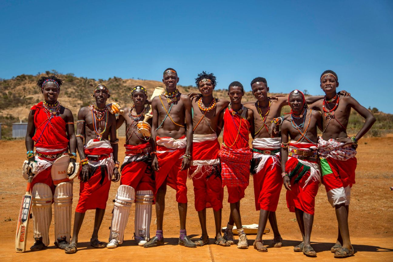 Maasai people of East Africa fighting against cultural