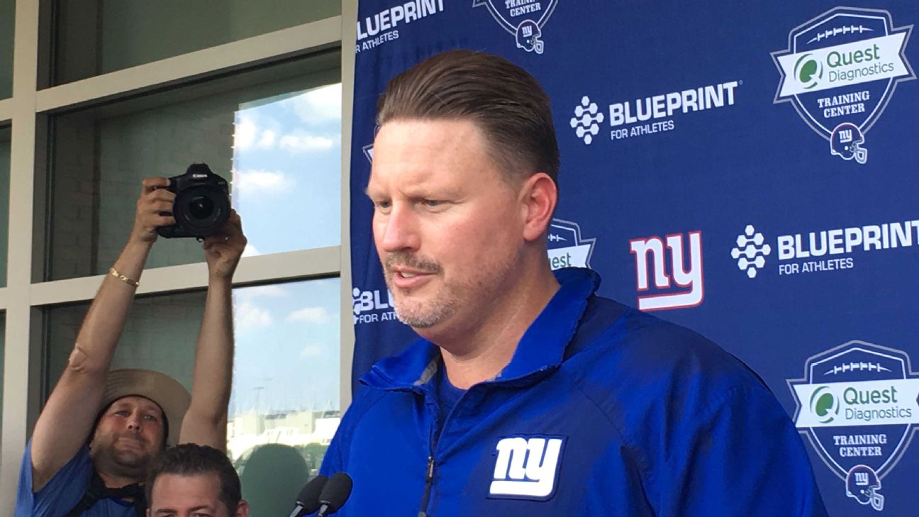 New York Giants Head Coach Ben McAdoo Sporting a New Slicked-Back Look