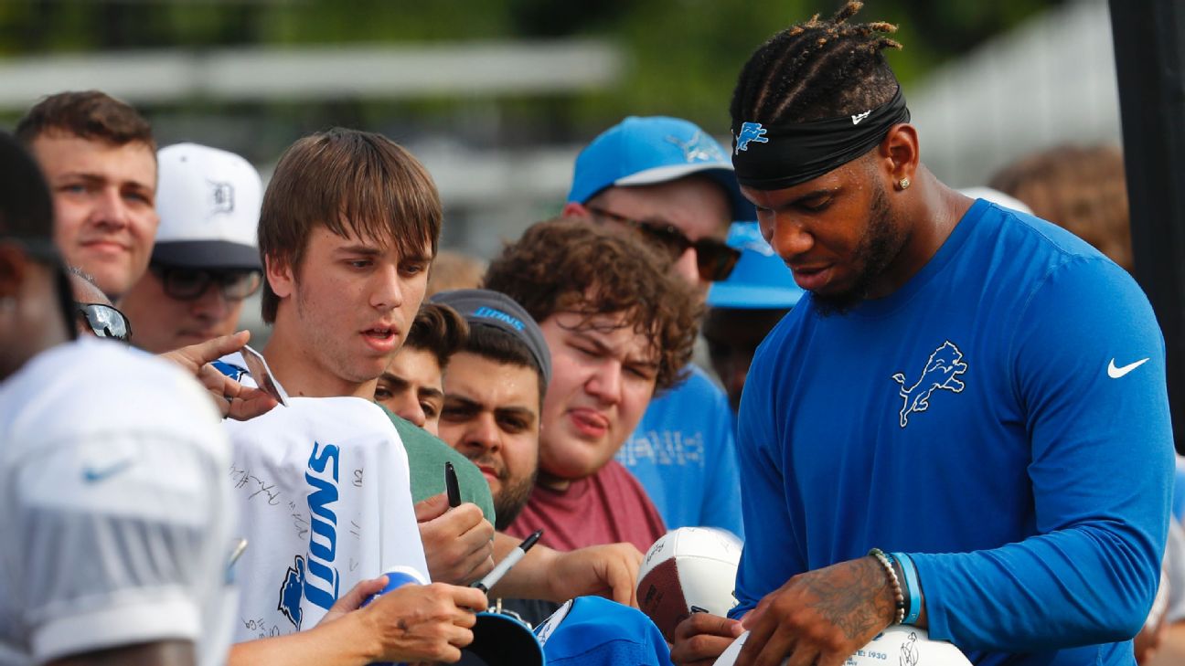 PGA Tour Visits Lions Training Facility 