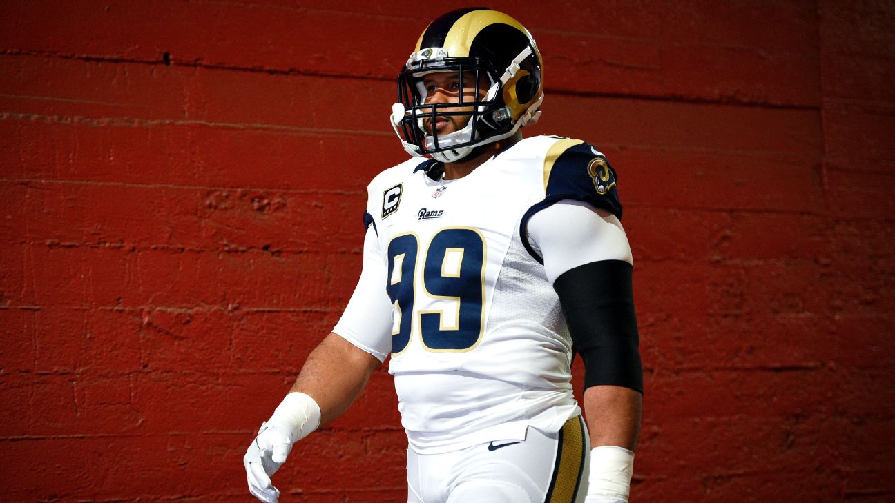 Los Angeles Rams DT Aaron Donald #15 in NFL Top 100 - Turf Show Times