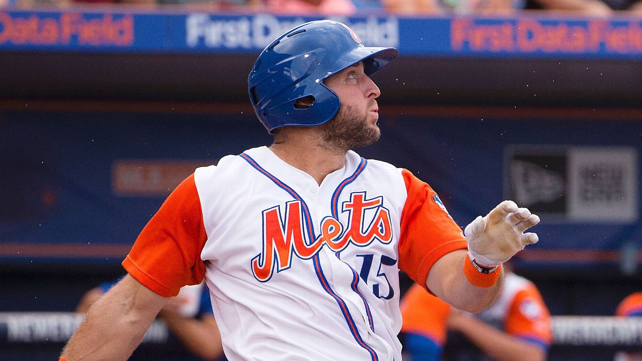 Tebow debuts with homer again