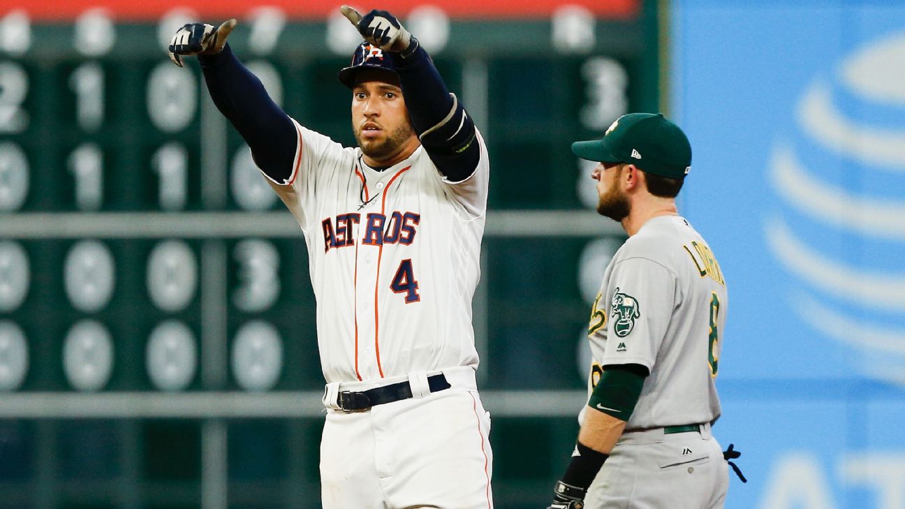 George Springer MLB, Houston Astros, outfielder, baseball, George