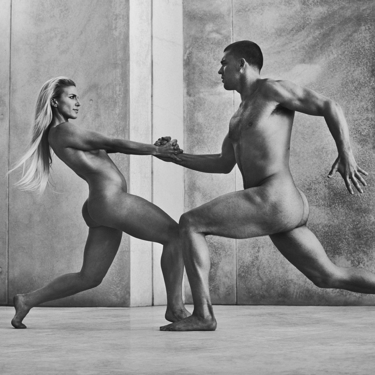 Zach Ertz and Julie Ertz posed for BODY 2017! 