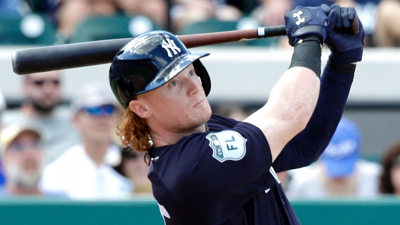 Yankees option outfielder Clint Frazier to TripleA ABC7 New York