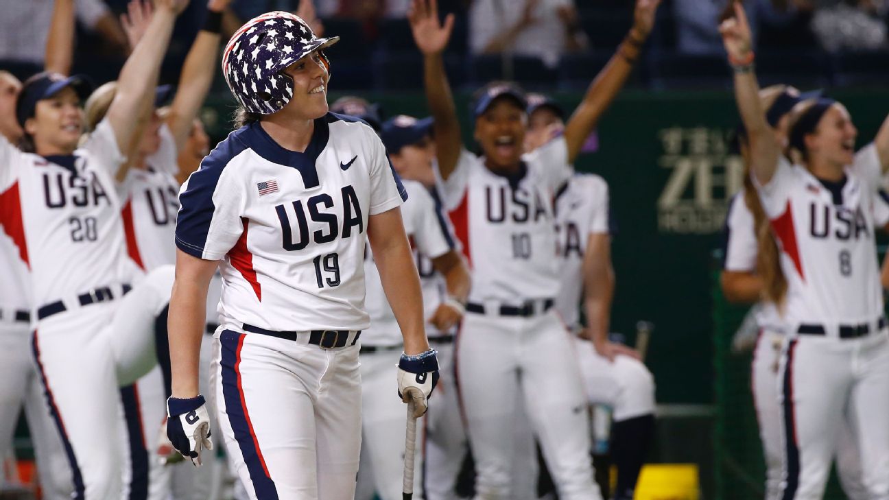 U S Softball Team For Olympics Begins To Take Form This Week At World Cup Of Softball Xii In Oklahoma City