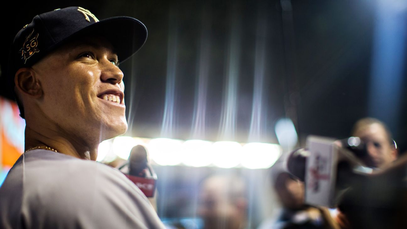 All access with Aaron Judge at MLB All Star Game in Miami