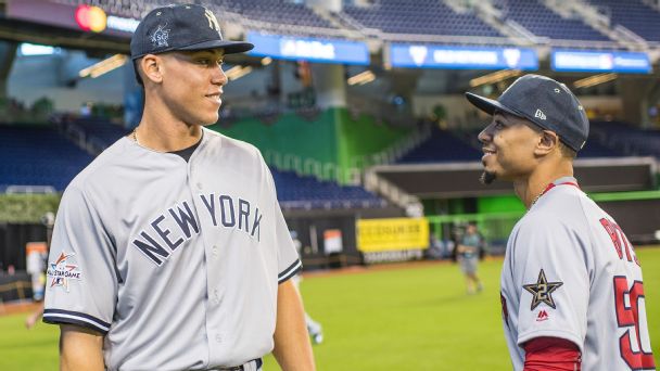 Yankees' Aaron Judge tops Mookie Betts as MLB Network's best RF in baseball