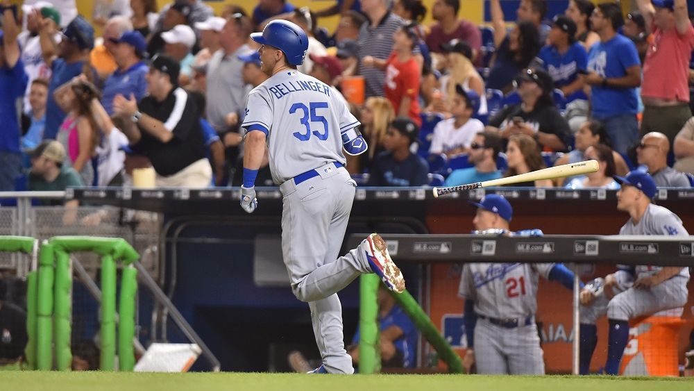 Cody Bellinger becomes first rookie to hit cycle in Dodgers history