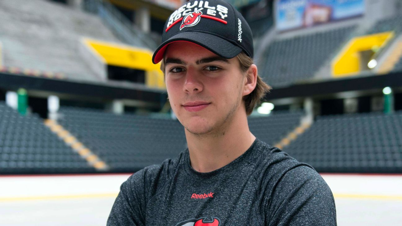 Devils sign Hischier to max entry level deal 