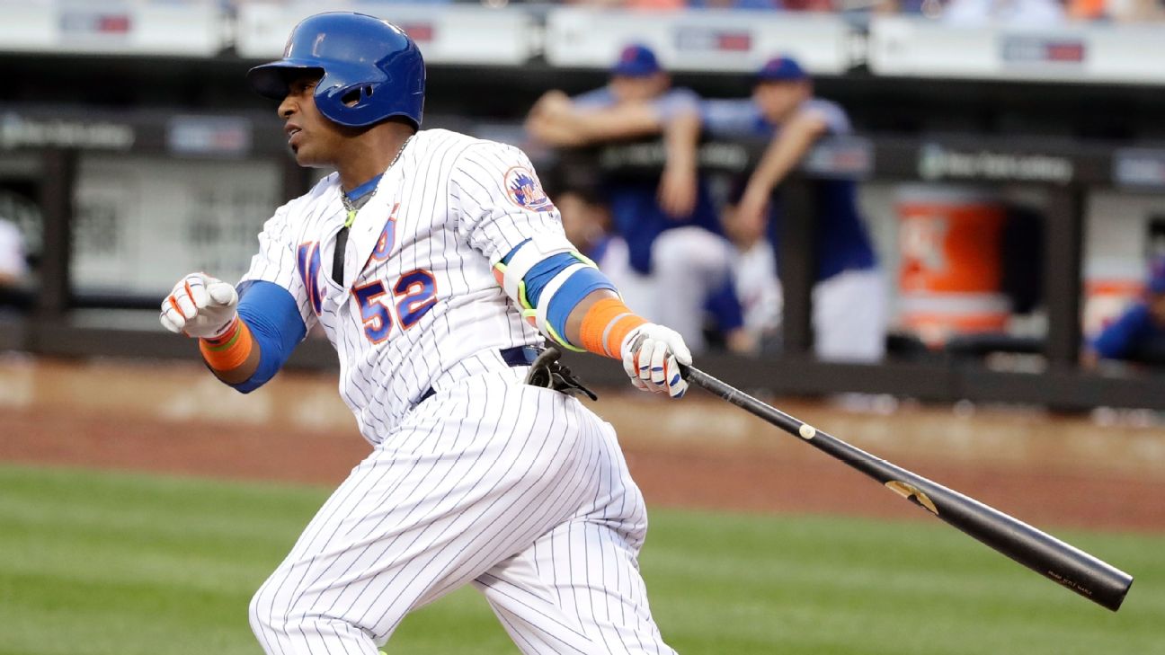 Mets' Yoenis Céspedes goes deep for first time since 2018 on Opening Day! 