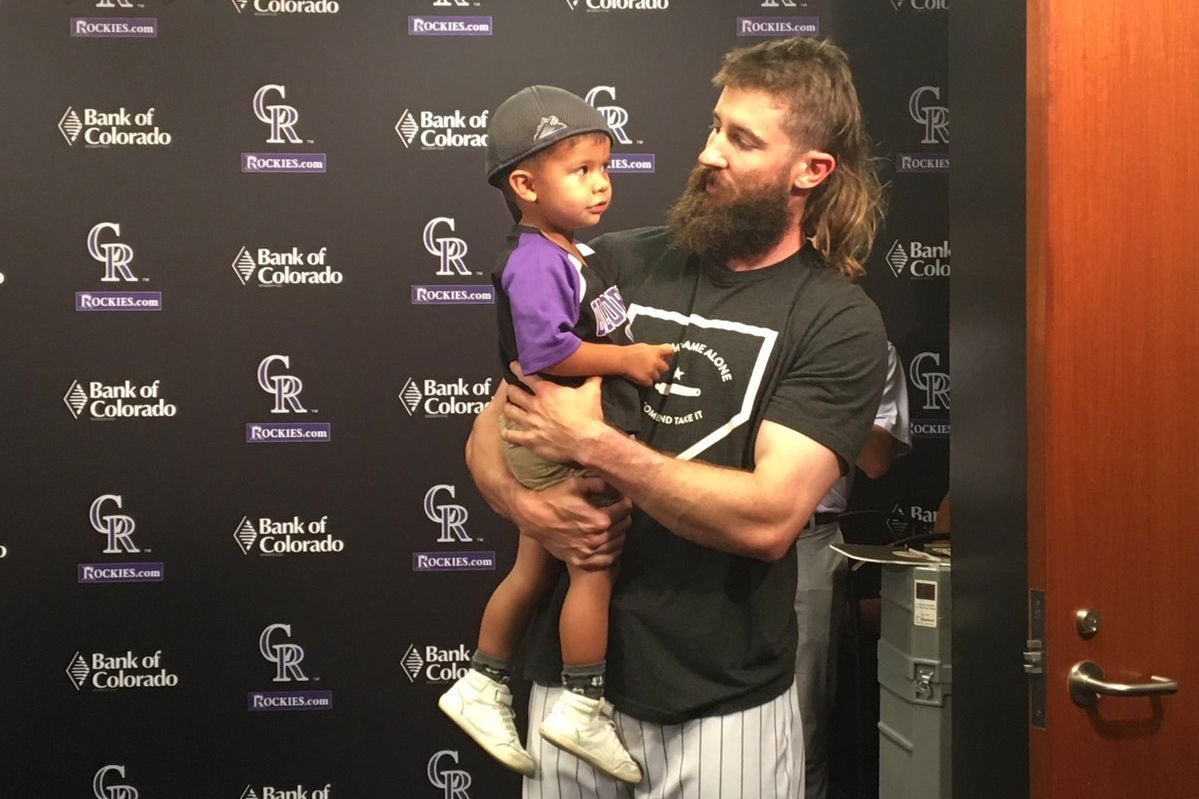 Charlie Blackmon met his two-year-old superfan and it was adorable