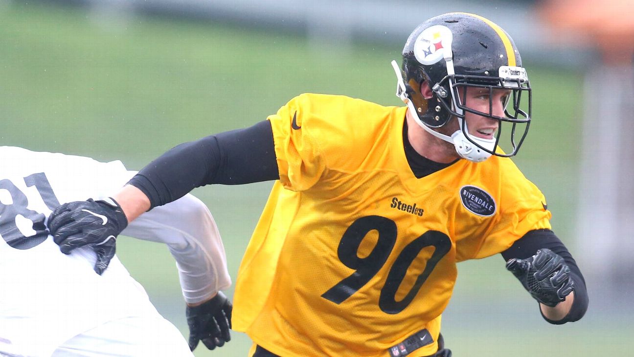 Steelers name rookie T.J. Watt as the starter over James Harrison 