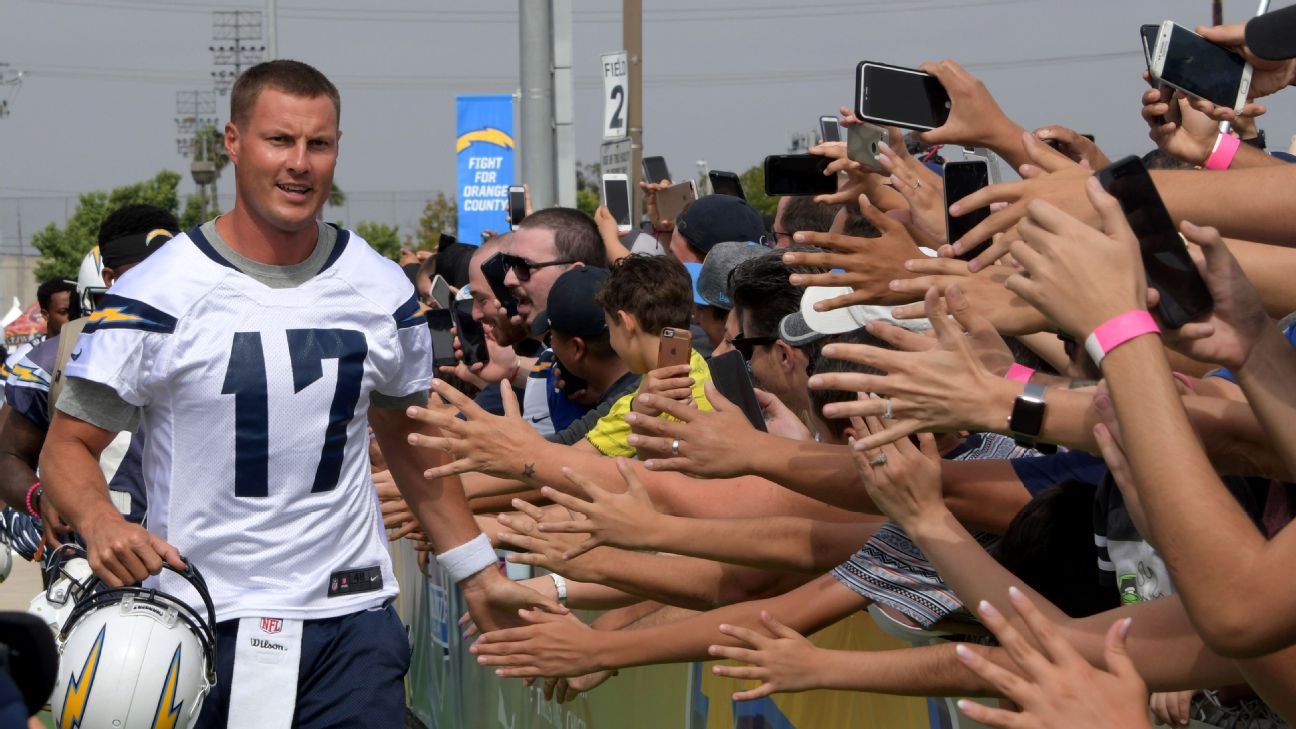 Fans return to Chargers', Rams' training camps in OC – Orange