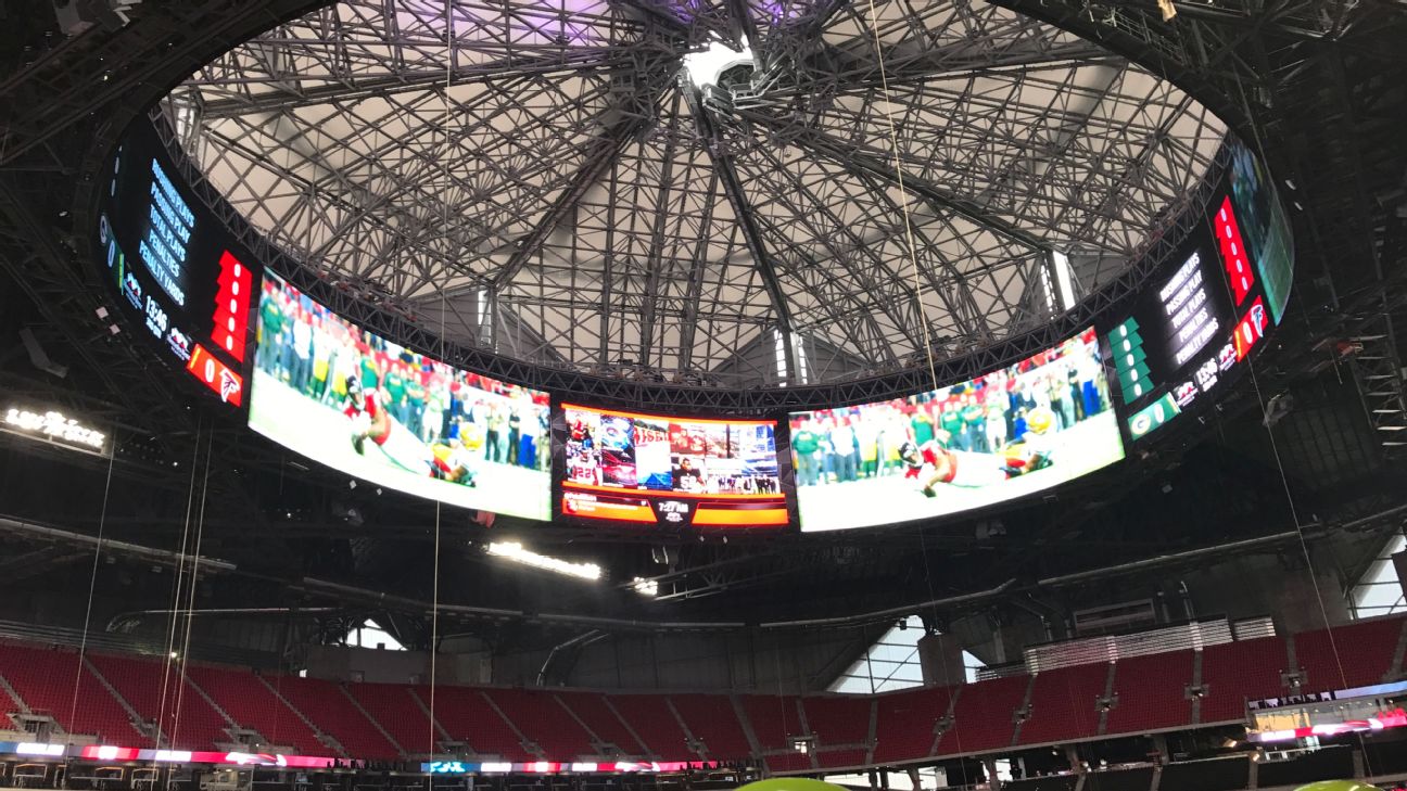 Behind the scenes at Atlanta Falcons' new home of Mercedes-Benz