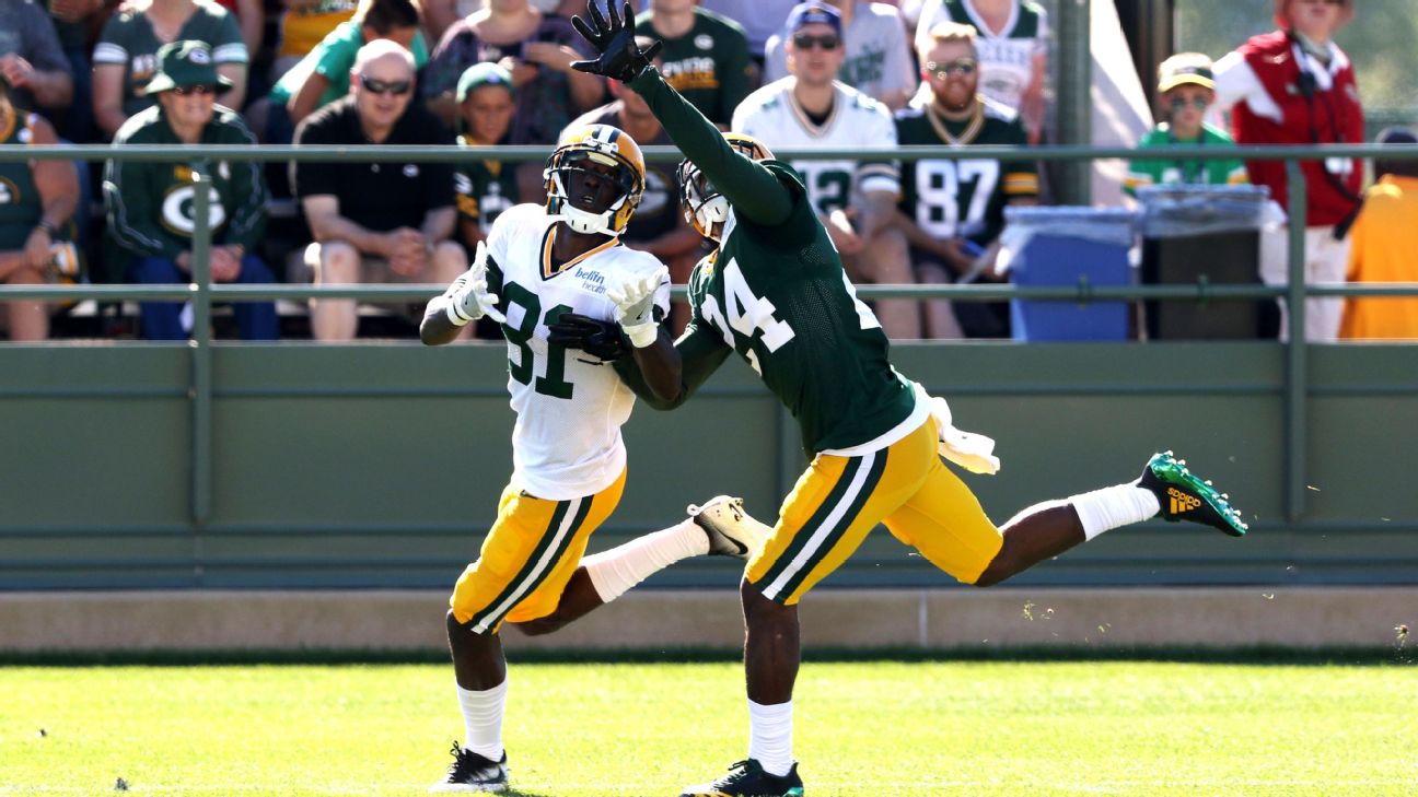 Packers CB Quinten Rollins with a Big Pick Six!, Rams vs. Packers