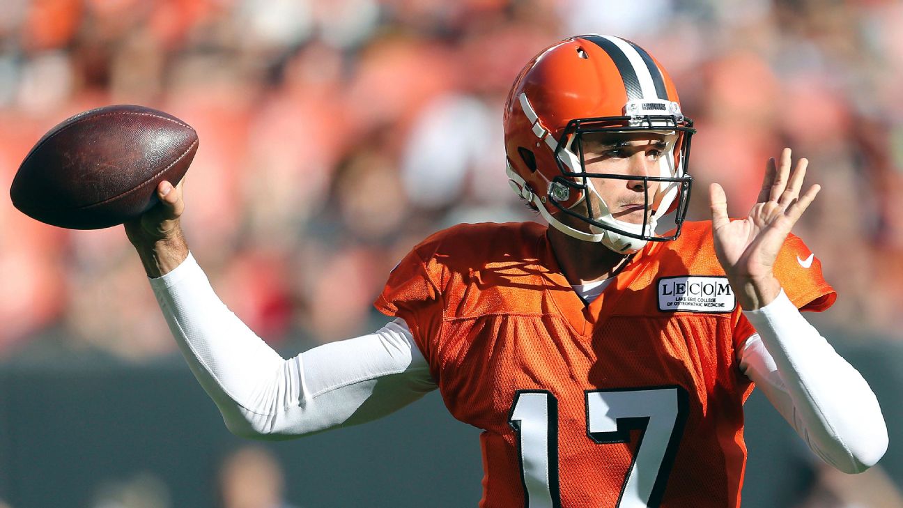 Cleveland Browns cut QB Brock Osweiler